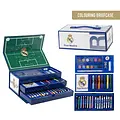 Real Madrid Real Madrid Tekendoos XL - 42 Delige Kleurset met Kleurpotloden, Stiften, Verf en Koffer - Officiële Real Madrid Merchandise Real Madrid Real Madrid Tekendoos XL - 42 Delige Kleurset met Kleurpotloden, Stiften, Verf en Koffer - Officiële Real Madrid Merchandise