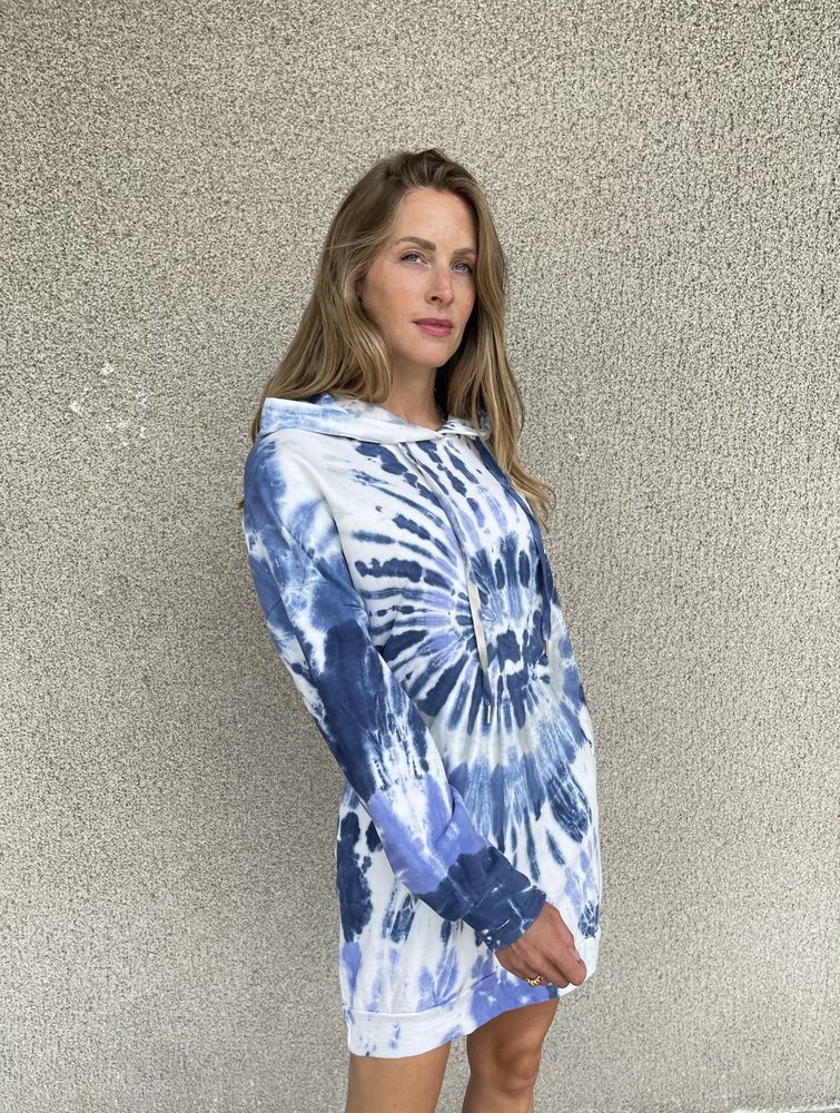 CHARLOTTE pull robe oversize à capuche