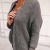 LARA gilet gris foncé LARA gilet gris foncé
