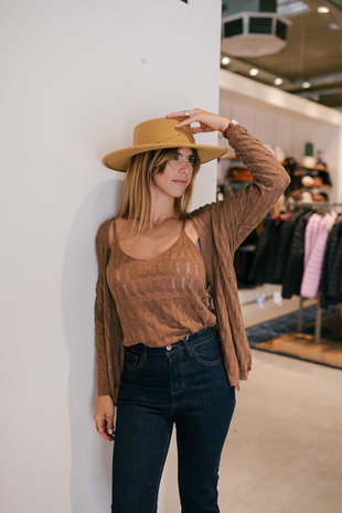 TOSCAN chapeau camel