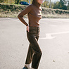 ALICIA pantalon en velours brun ALICIA pantalon en velours brun