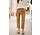 SOLANGE pantalon en simili beige