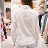NAIA chemise blanche à coeur doré NAIA chemise blanche à coeur doré