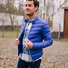 DAVID doudoune bleue royal DAVID doudoune bleue royal
