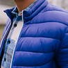 DAVID doudoune bleue royal DAVID doudoune bleue royal