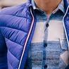 DAVID doudoune bleue royal DAVID doudoune bleue royal