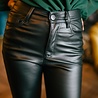 BARBARA pantalon en simili noir BARBARA pantalon en simili noir