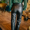 BARBARA pantalon en simili noir BARBARA pantalon en simili noir