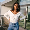 HIRA blouse blanche HIRA blouse blanche