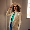 SATINE blazer vert SATINE blazer vert