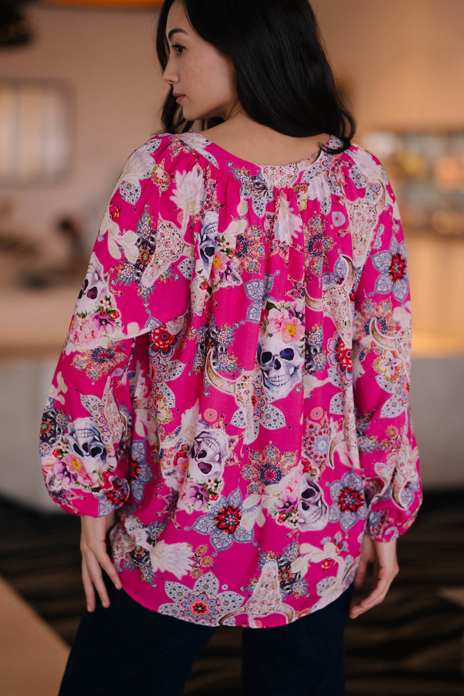 ANNE blouse fuchsia ANNE blouse fuchsia