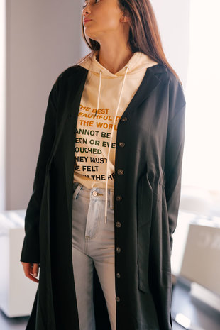 CHARLIE manteau noir