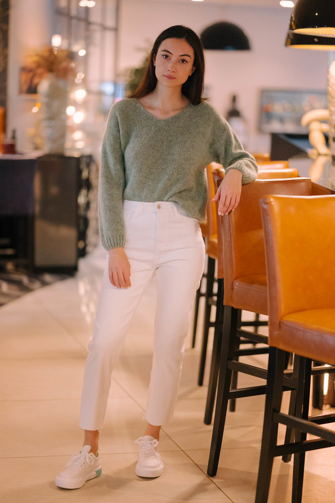 LOAS pull vert d'eau foncé