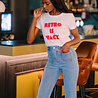 RETRO IS BACK t-shirt rouge RETRO IS BACK t-shirt rouge