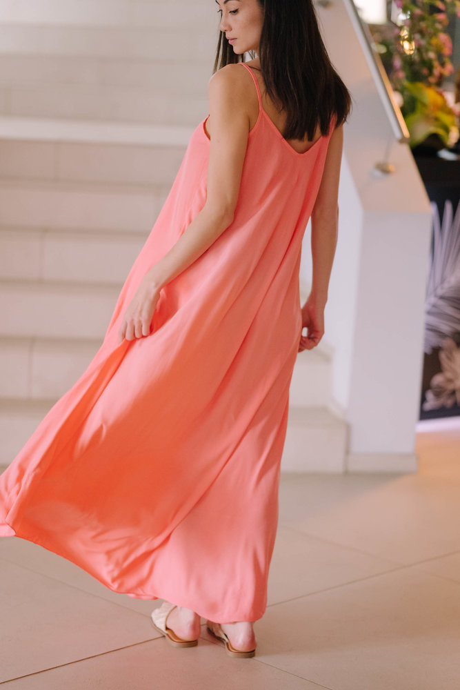 RIBERA robe corail RIBERA robe corail