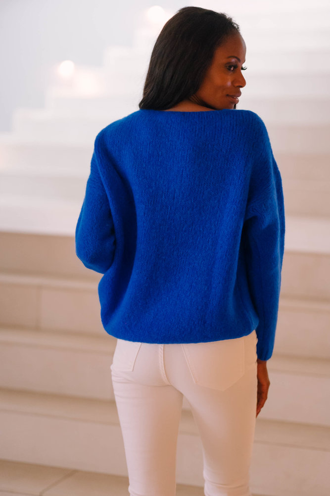 LOAS pull bleu royal