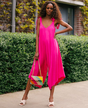 CANDICE combinaison fuchsia