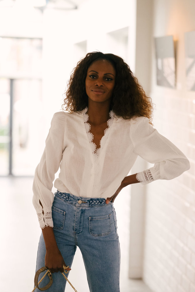 EMORI blouse écru EMORI blouse écru