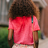 GABIN t-shirt en lin fraise GABIN t-shirt en lin fraise
