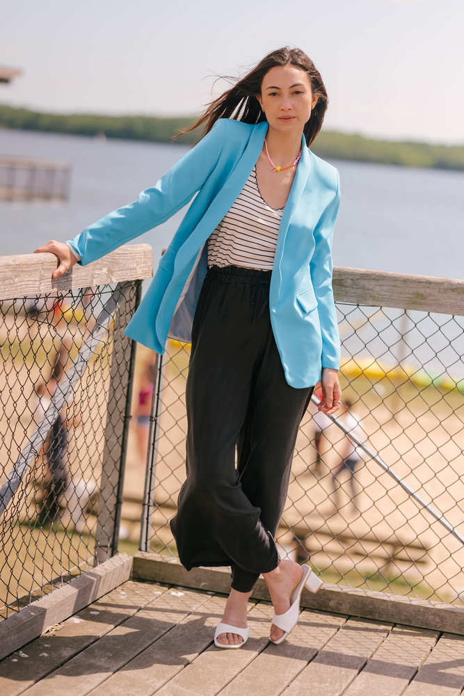 MATHIS blazer bleu MATHIS blazer bleu