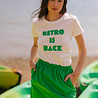 RETRO IS BACK t-shirt vert RETRO IS BACK t-shirt vert