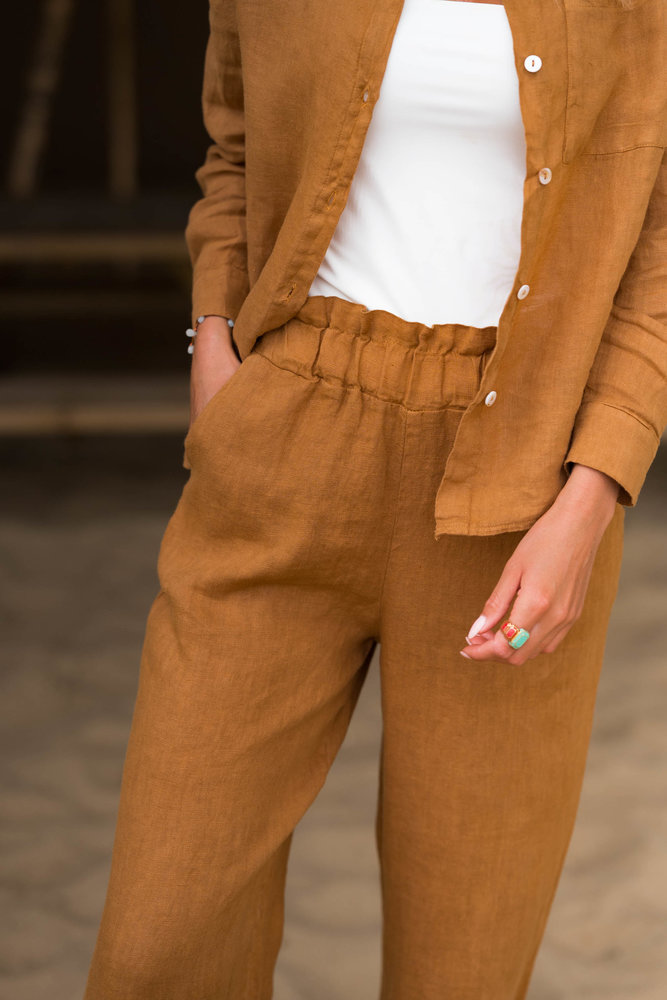 PALAOS pantalon camel PALAOS pantalon camel
