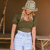 MILEY chapeau vert MILEY chapeau vert