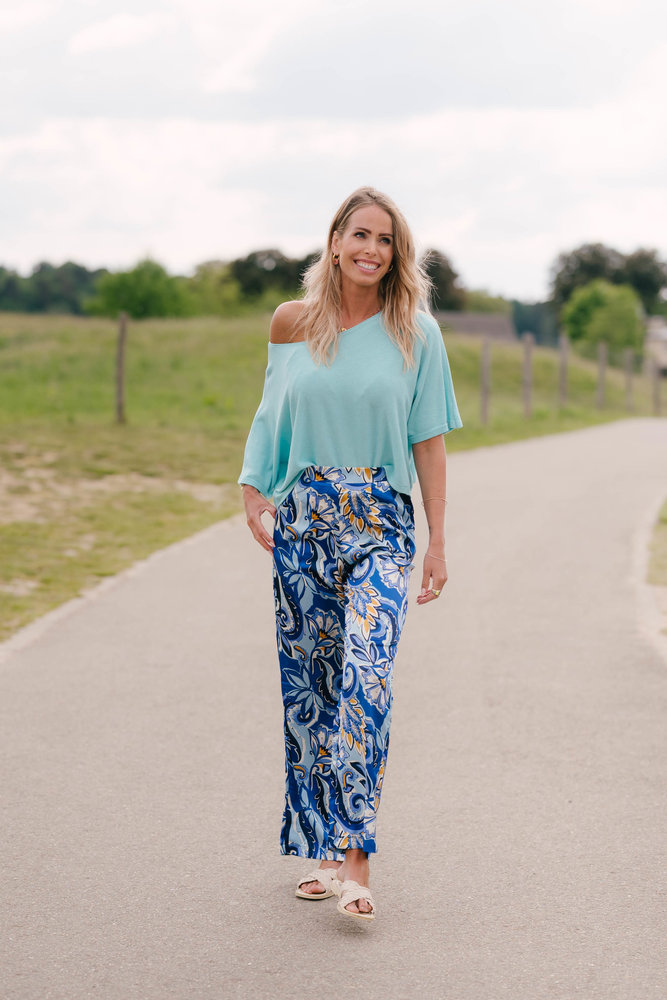 LILIANA pull turquoise LILIANA pull turquoise