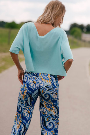 LILIANA pull turquoise LILIANA pull turquoise