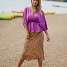 AMANDINE blouse parme AMANDINE blouse parme