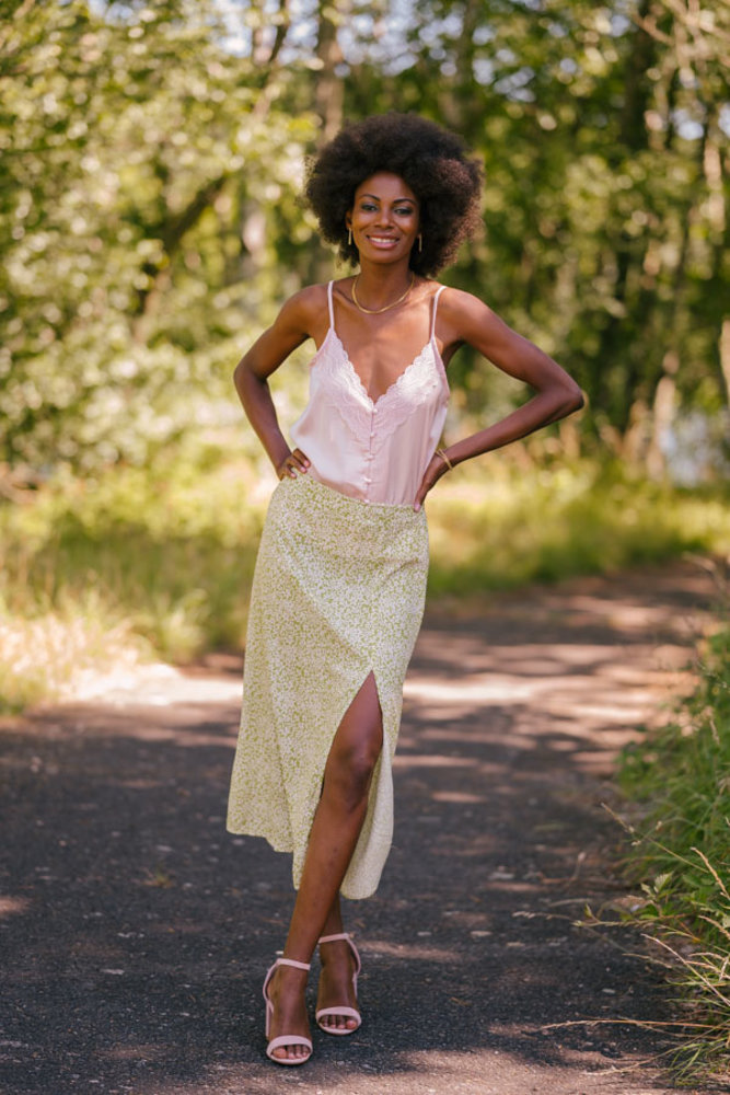 VANNA jupe verte VANNA jupe verte