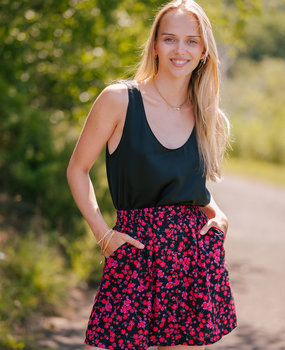 ORATORI blouse noire