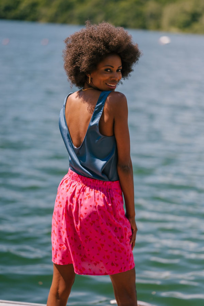 ORATORI blouse bleu ORATORI blouse bleu