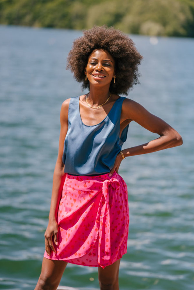 ORATORI blouse bleu ORATORI blouse bleu