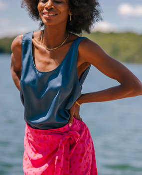 ORATORI blouse bleu ORATORI blouse bleu