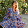 NADETTE robe bleu NADETTE robe bleu