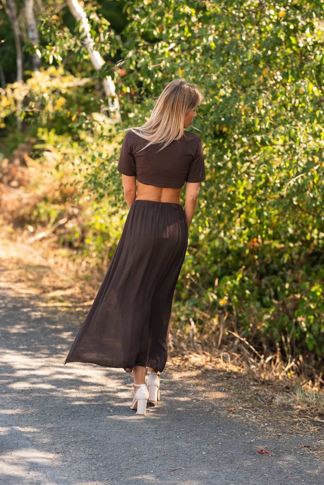 DAVIA t-shirt brun DAVIA t-shirt brun