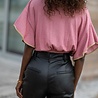 ANNA pantalon simili cuir noir ANNA pantalon simili cuir noir