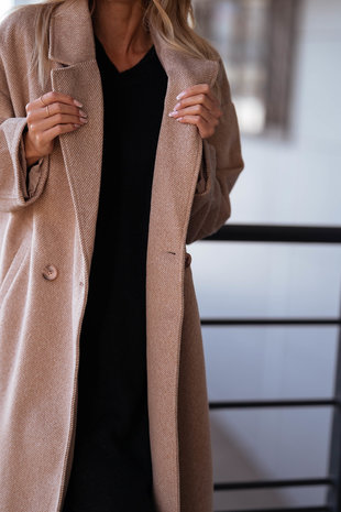 LAUREL manteau taupe LAUREL manteau taupe