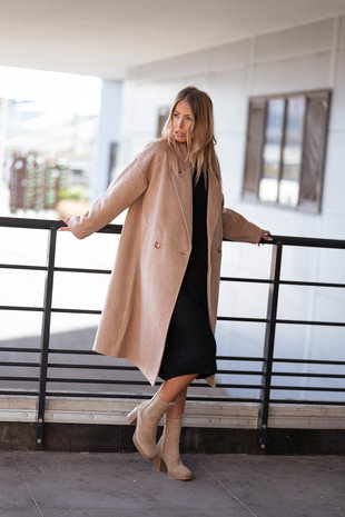 LAUREL manteau taupe LAUREL manteau taupe