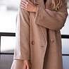 LAUREL manteau taupe LAUREL manteau taupe