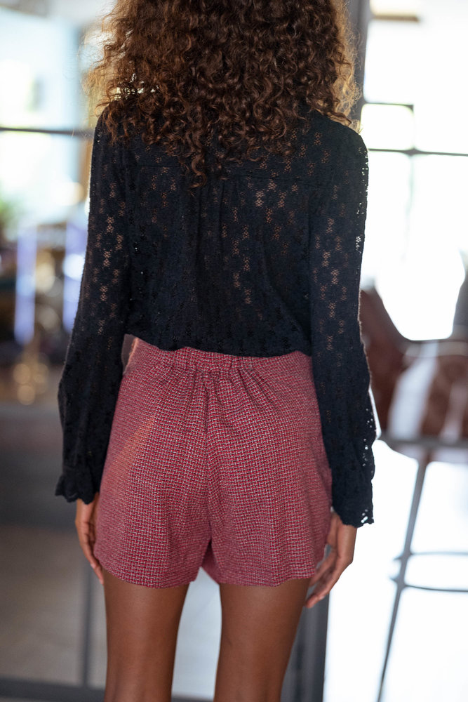 OXANA jupe-short rouge OXANA jupe-short rouge