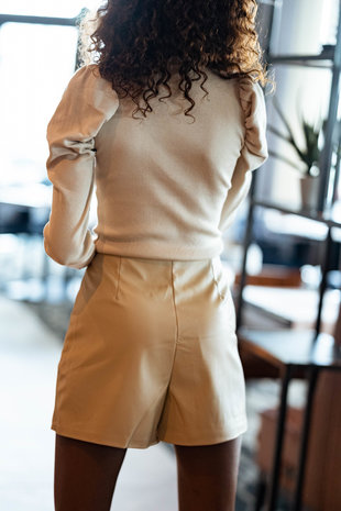 ARTEMIS jupe short beige ARTEMIS jupe short beige