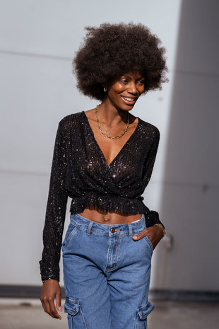 MADY blouse noire MADY blouse noire