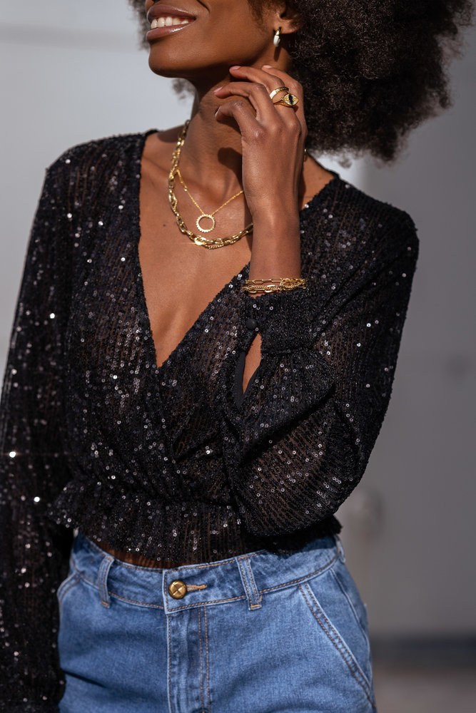 MADY blouse noire MADY blouse noire