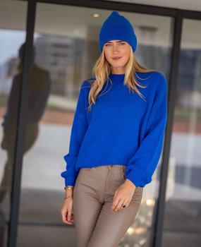 GALENA pull bleu royal