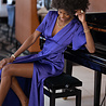 CHRISTIE robe violette CHRISTIE robe violette