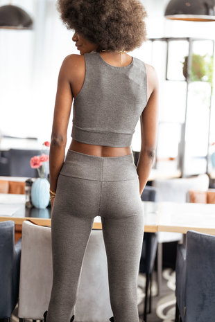 TANA crop top gris TANA crop top gris