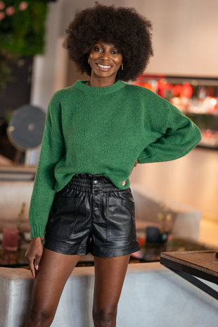 HUGO short en simili noir HUGO short en simili noir