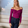 HIRA blouse mauve HIRA blouse mauve